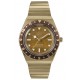 Q TIMEX 36MM TIGER'S EYE STONE DIAL TW2V925