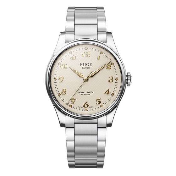 KUOE ROYAL SMITH 90-006 BREGUET NUMERALS SILVER CASE IVORY DIAL