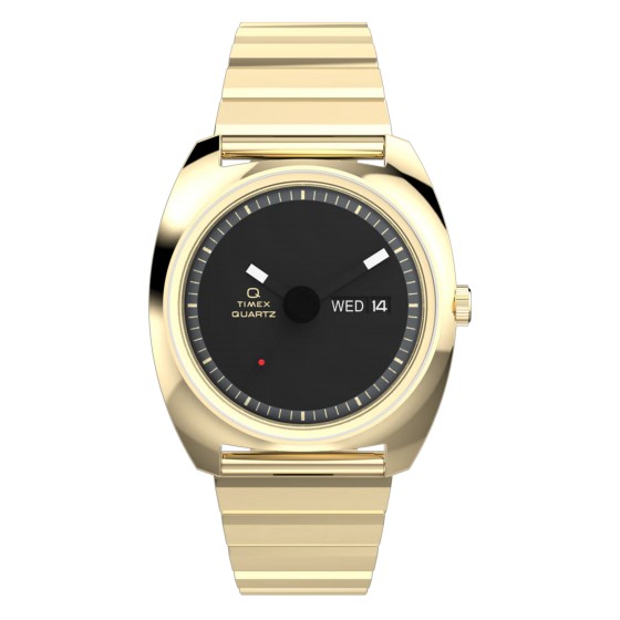 TIMEX Q TIMEX 1975 ENIGMA REISSUE 37MM GOLD