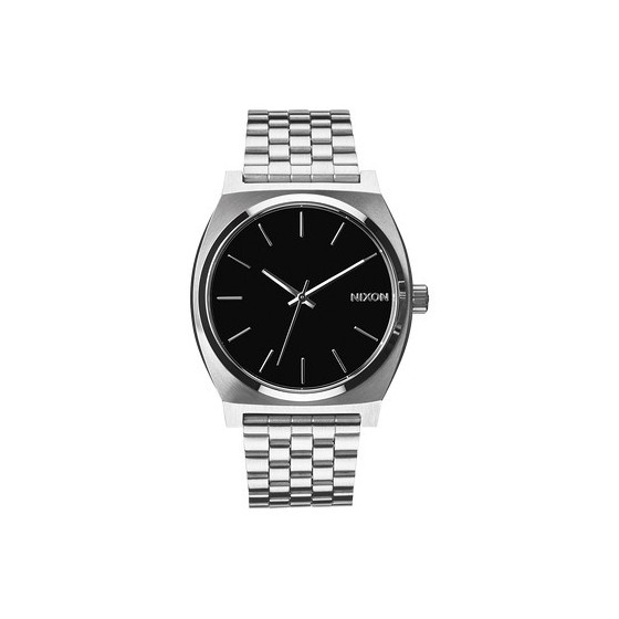 NIXON TIME TELLER SILVER BLACK