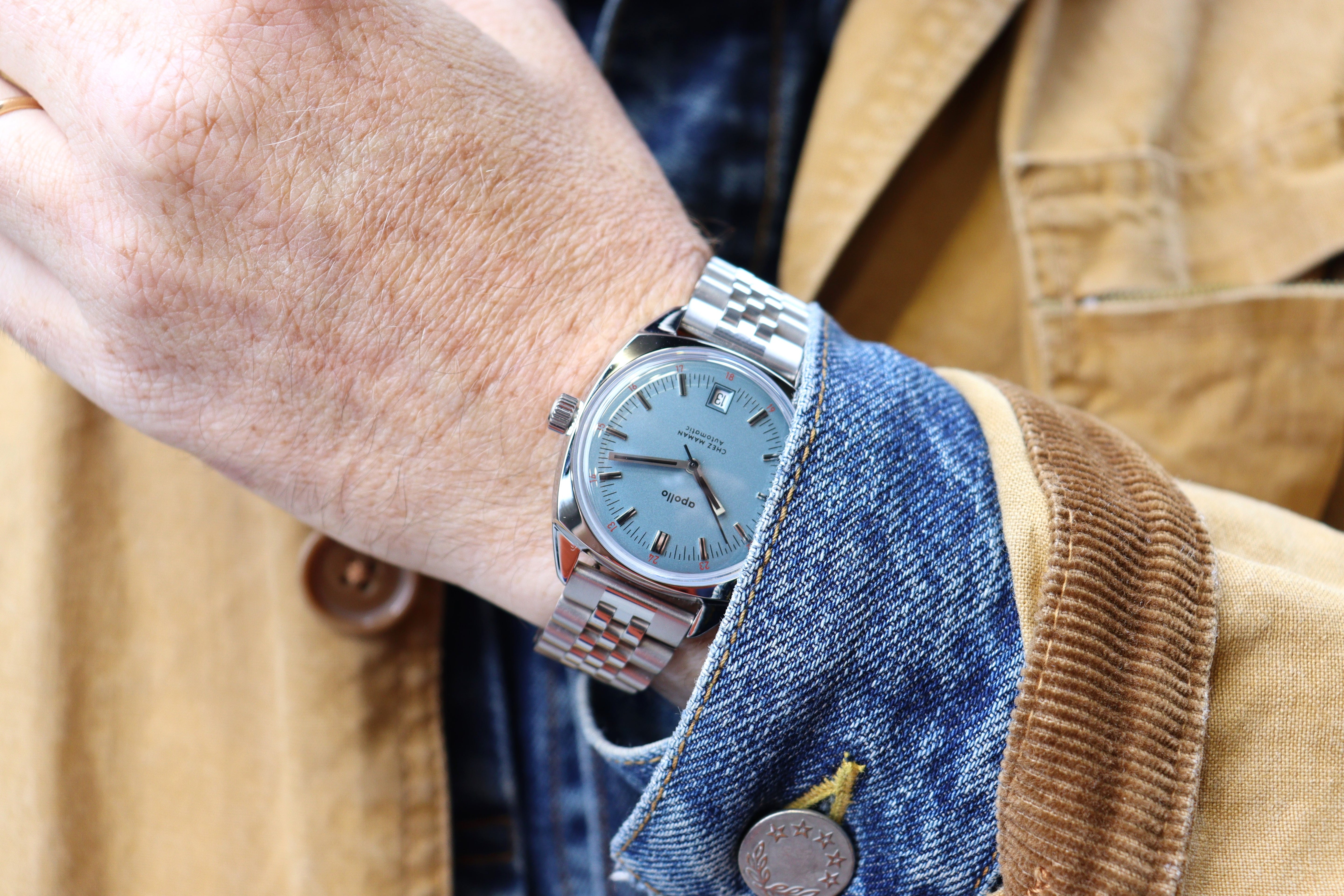 CHEZ MAMAN APOLLO FADED DENIM