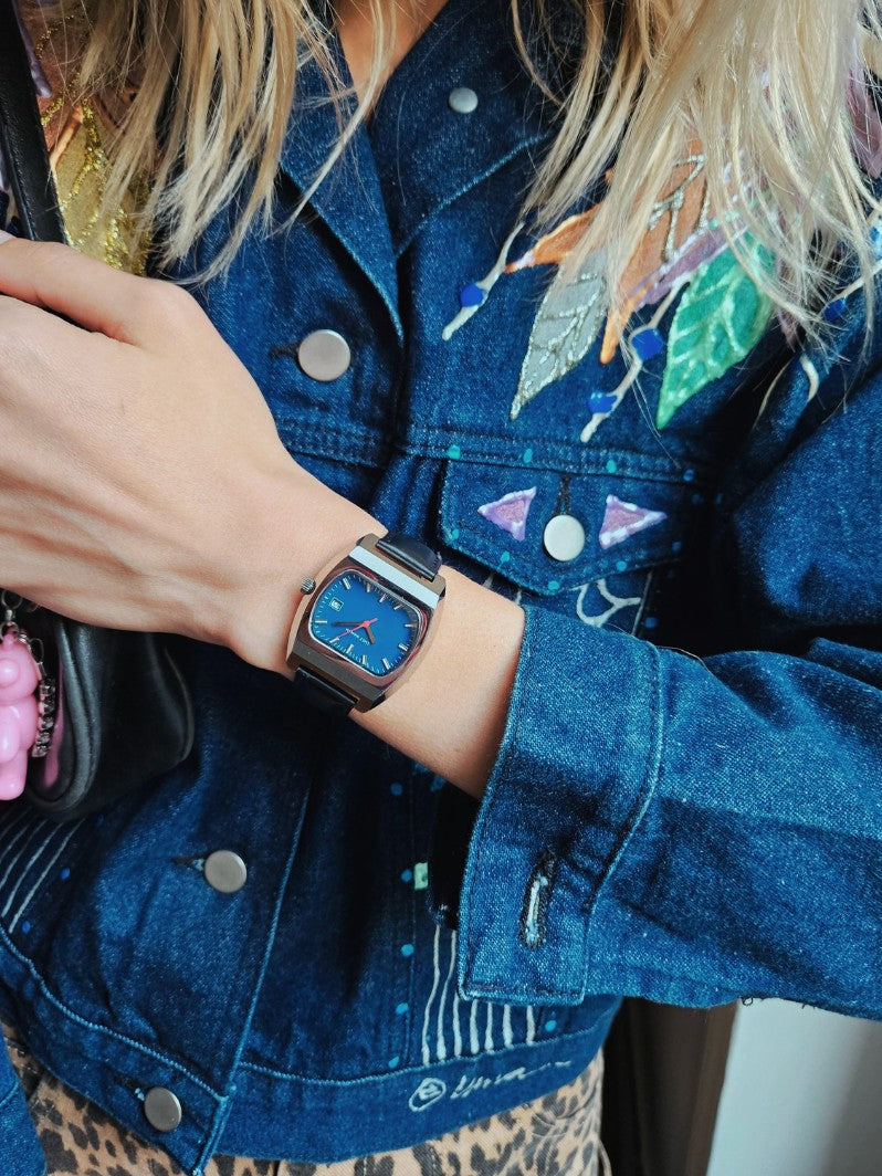 CHEZ MAMAN LA MAGNUM DENIM BLUE