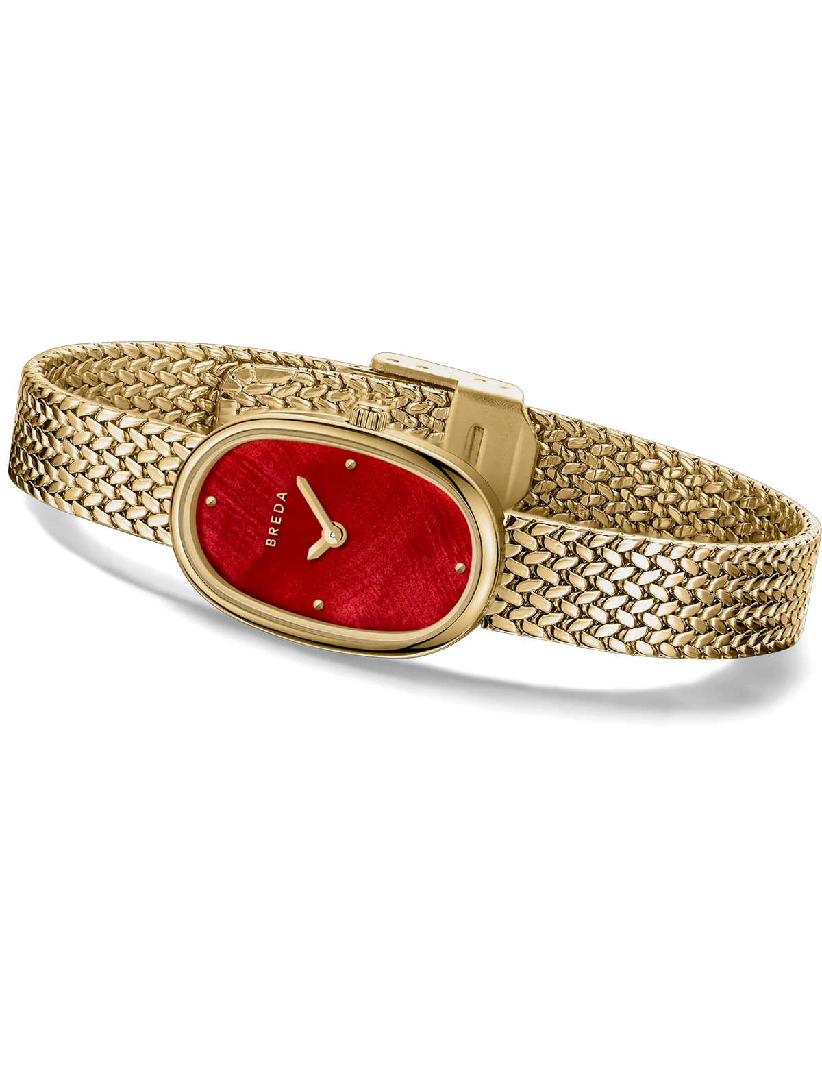 BREDA JANE TETHERED GOLD SCARLET NACRE