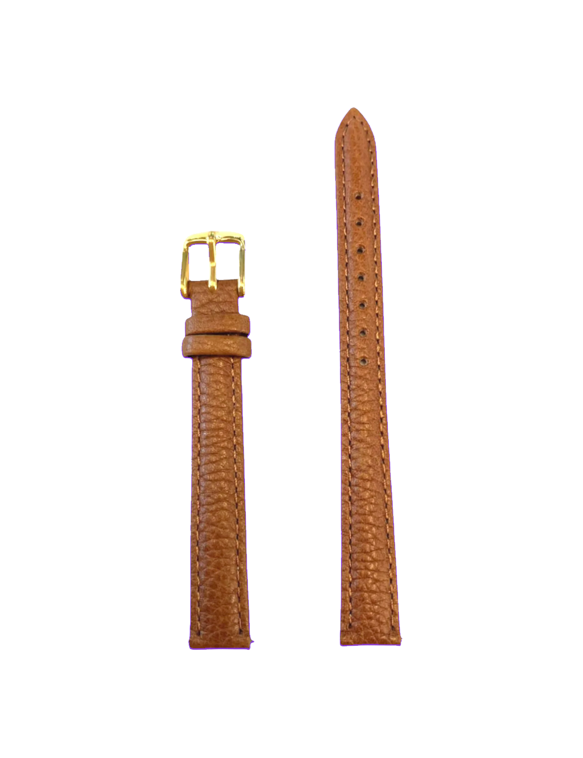 Bracelet 12 mm Marron Relief Gold