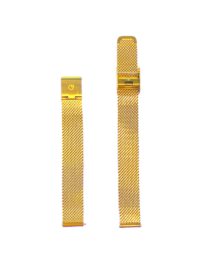 Bracelet 12 mm Milanaise Gold