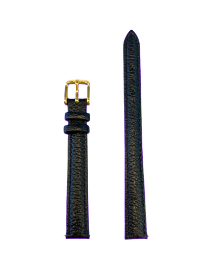 Bracelet 12 mm Noir relief Gold