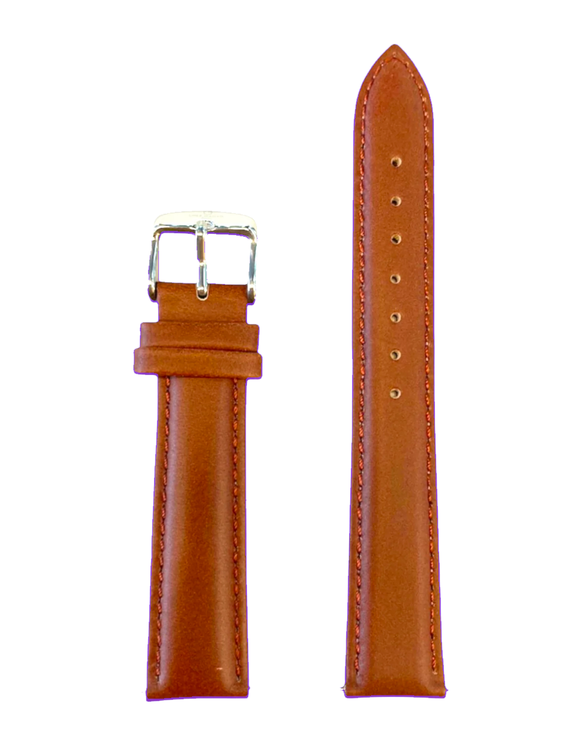 Bracelet 18 mm Marron Silver