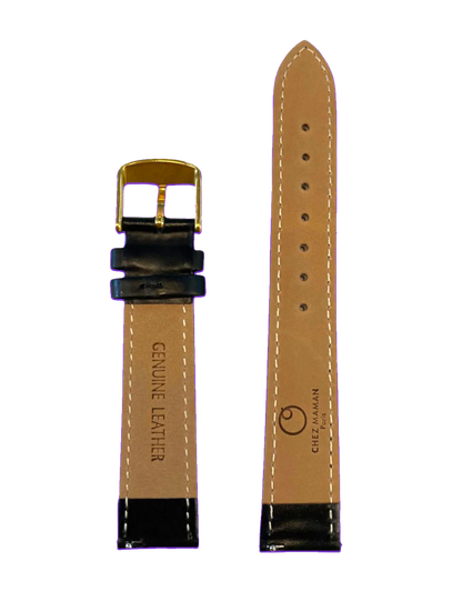 Bracelet 18 mm Noir Gold