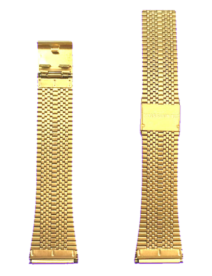 Bracelet 20 mm Maille Milanaise Gold