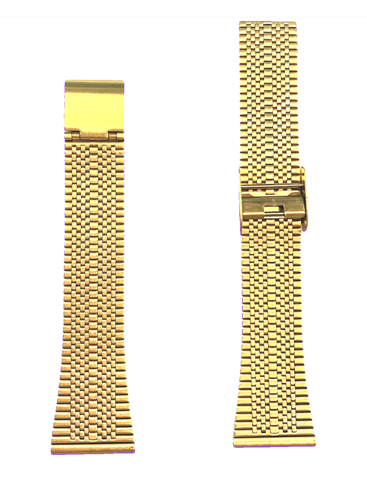 Bracelet 20 mm Maille Milanaise Gold