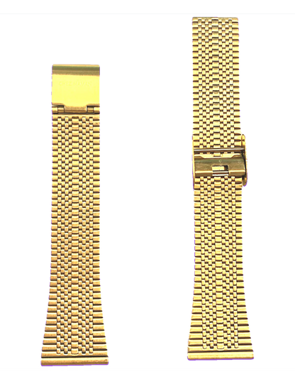 Bracelet 20 mm Maille Milanaise Gold