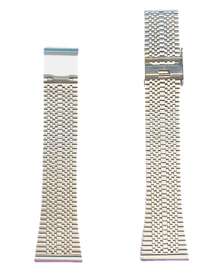 Bracelet 20 mm Maille Milanaise Silver