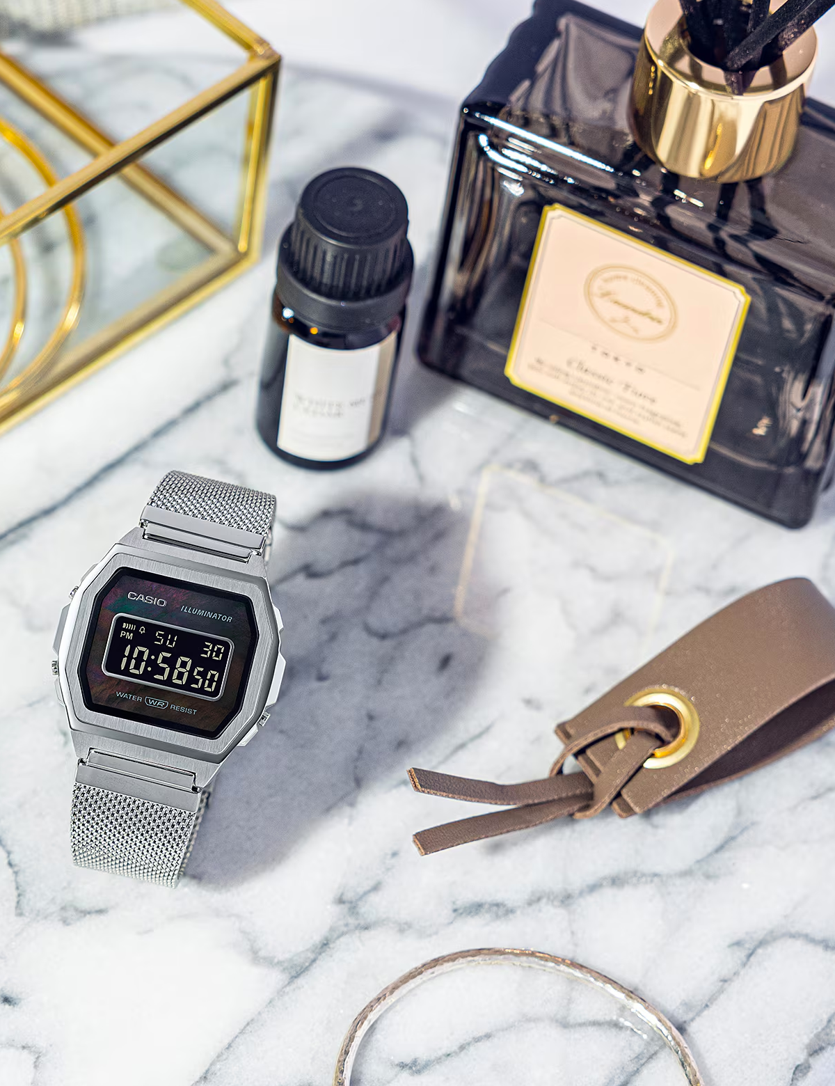 CASIO A1000M-1BEF PREMIUM SILVER