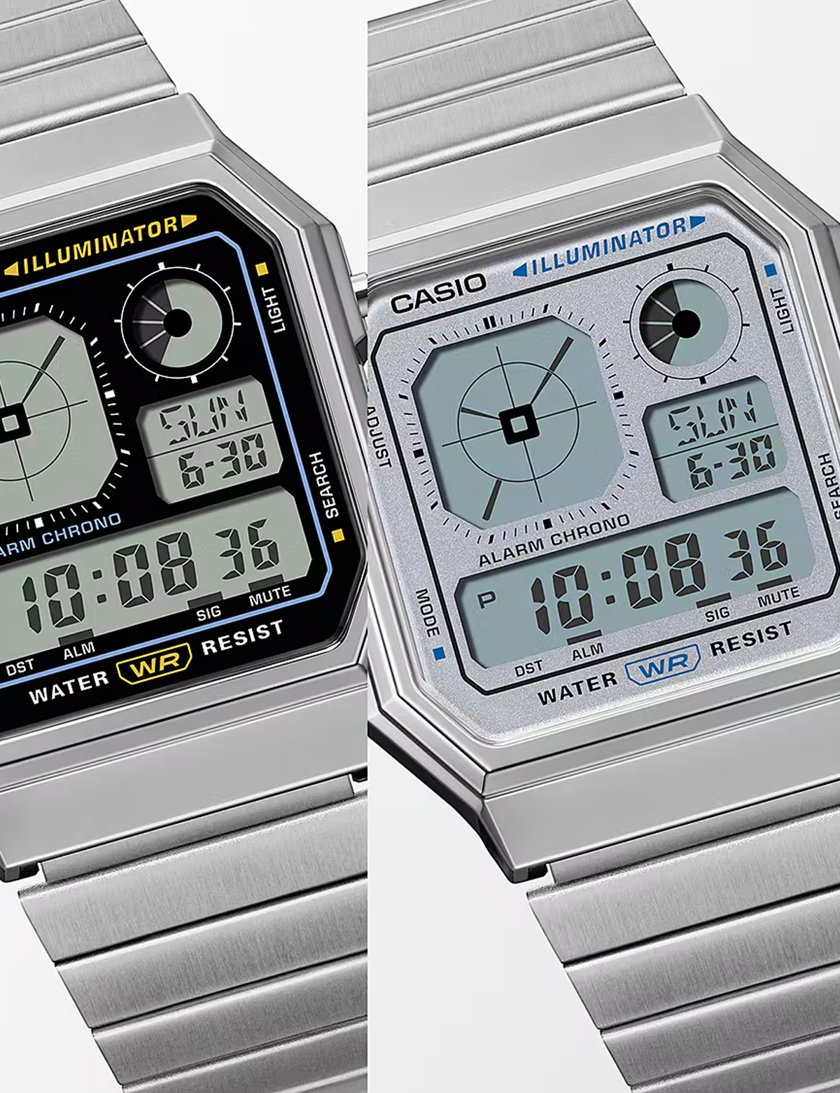 CASIO A130WE-7AEF SILVER SILVER