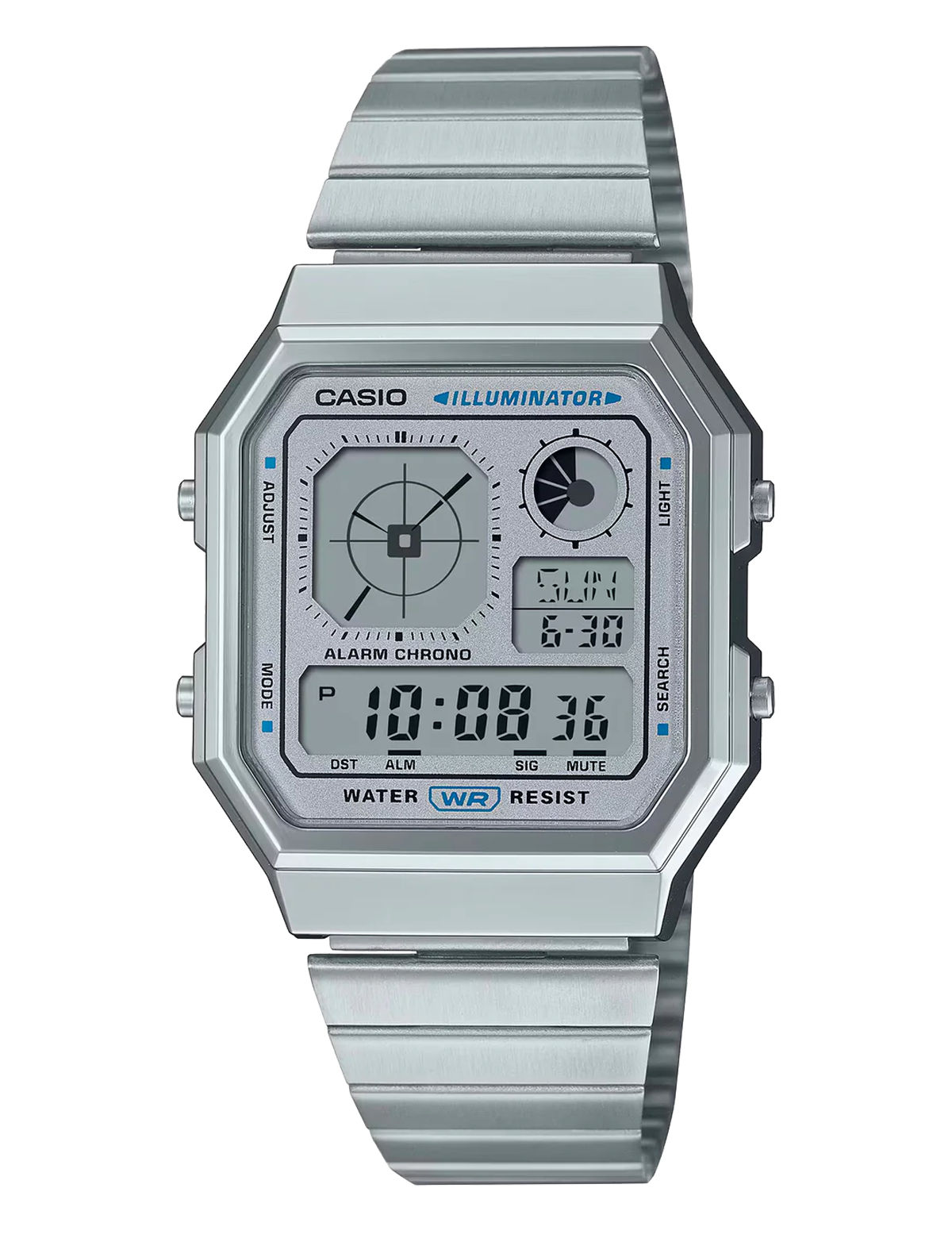 CASIO A130WE-7AEF SILVER SILVER