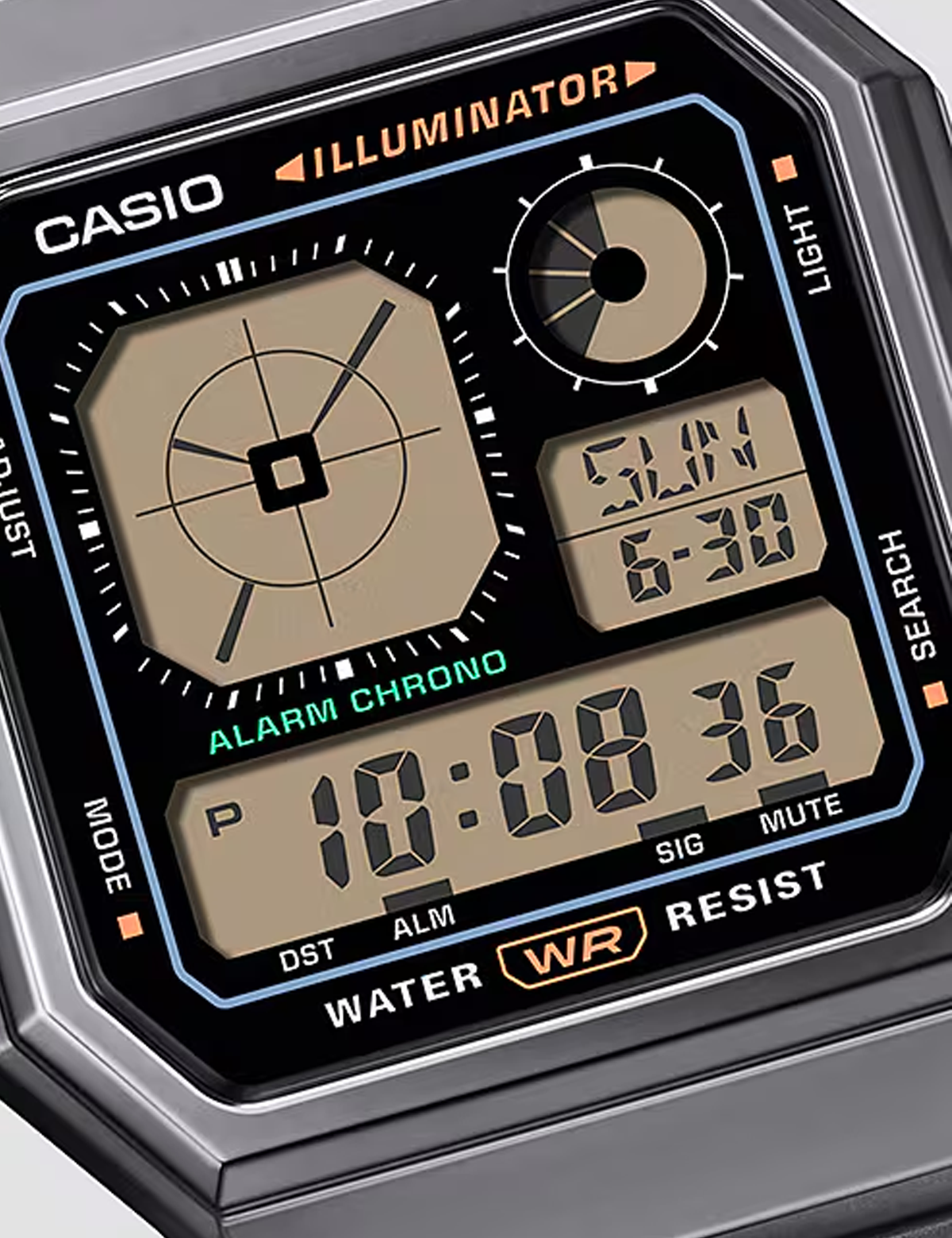 CASIO A130WEGG-1AE GUNMETAL