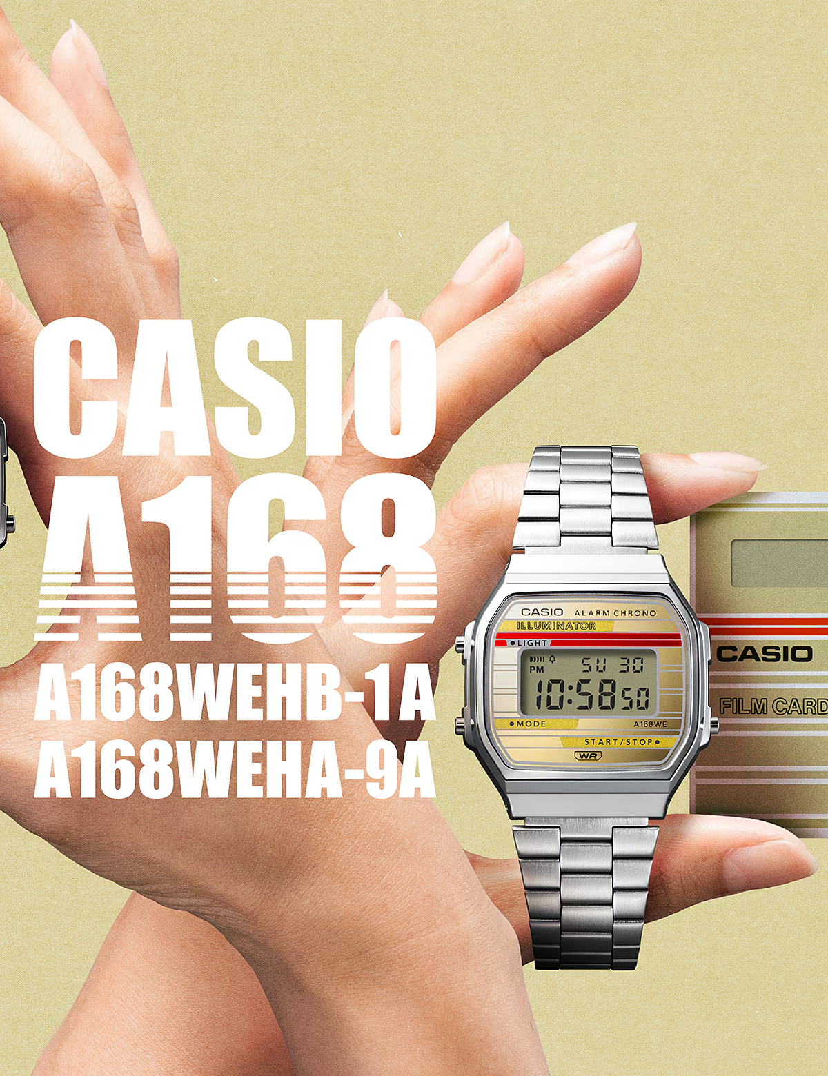 CASIO A168WEHA-9A MIRROR