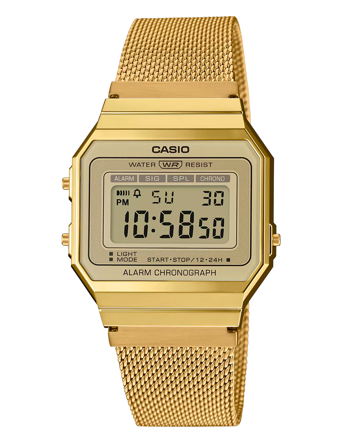 CASIO A700WEMG-9AEF GOLD MILANESE
