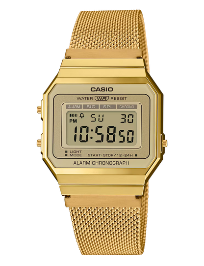 CASIO A700WEMG-9AEF GOLD MILANESE