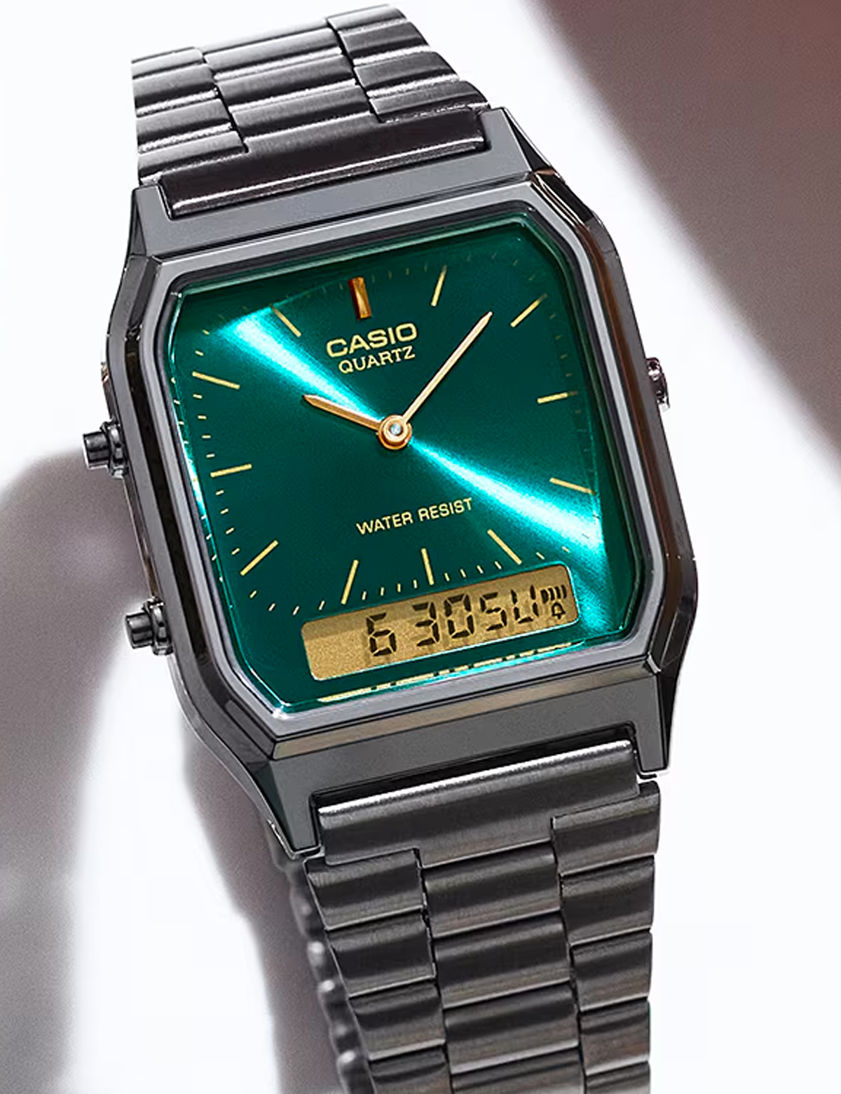 CASIO AQ230EGG-3A GUNMETAL GREEN