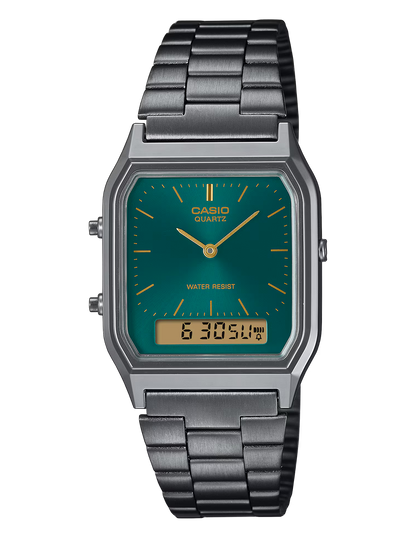 CASIO AQ230EGG-3A GUNMETAL GREEN