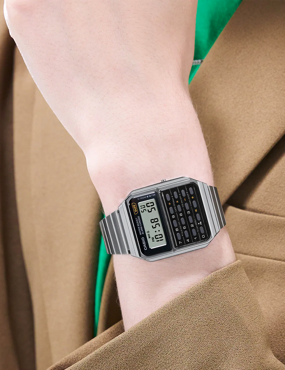 CASIO CALCULATRICE CA-500WE-1AEF SILVER