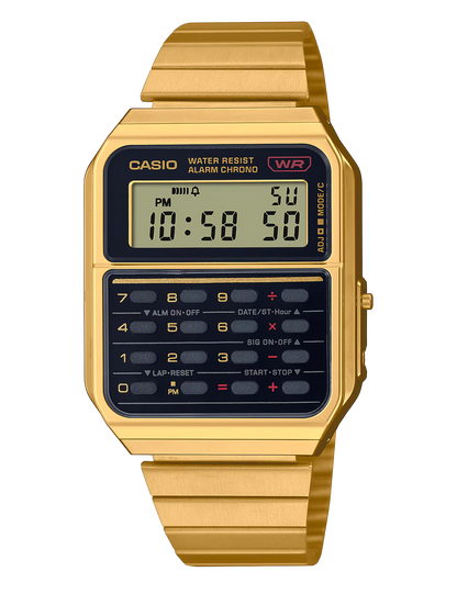 CASIO CALCULATRICE CA-500WEG-1AEF GOLD
