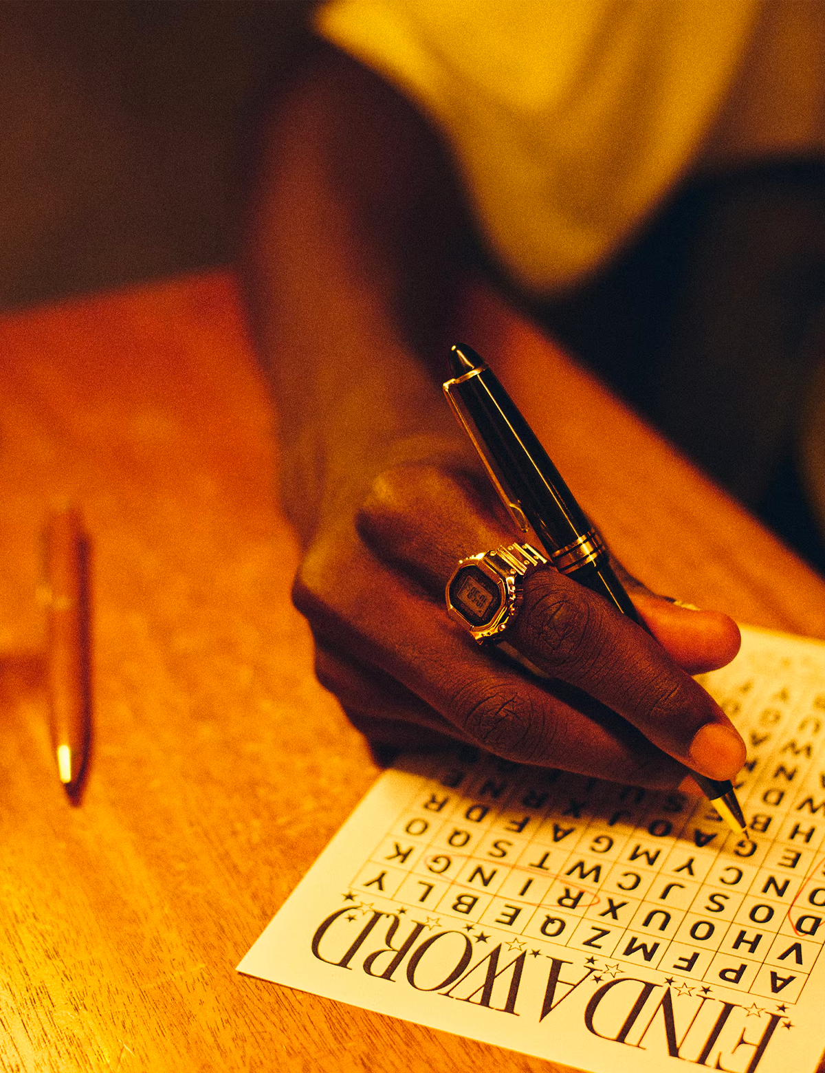 CASIO CRW-001G-9 RING WATCH GOLD LTD EDITION