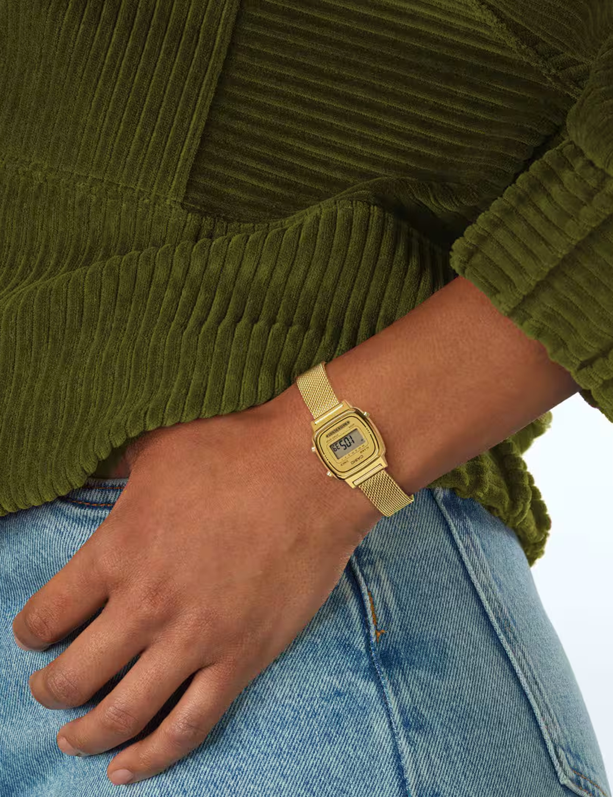 CASIO LA670WEMY-9EF GOLD MILANESE