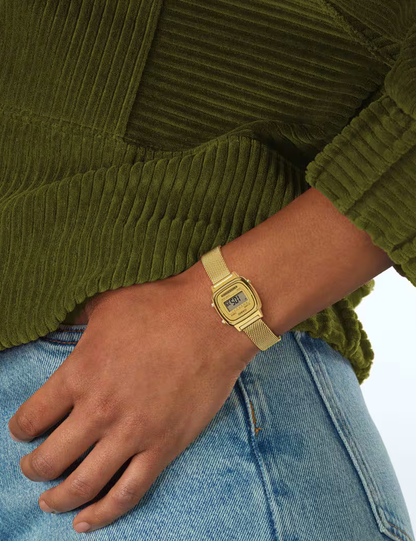 CASIO LA670WEMY-9EF GOLD MILANESE