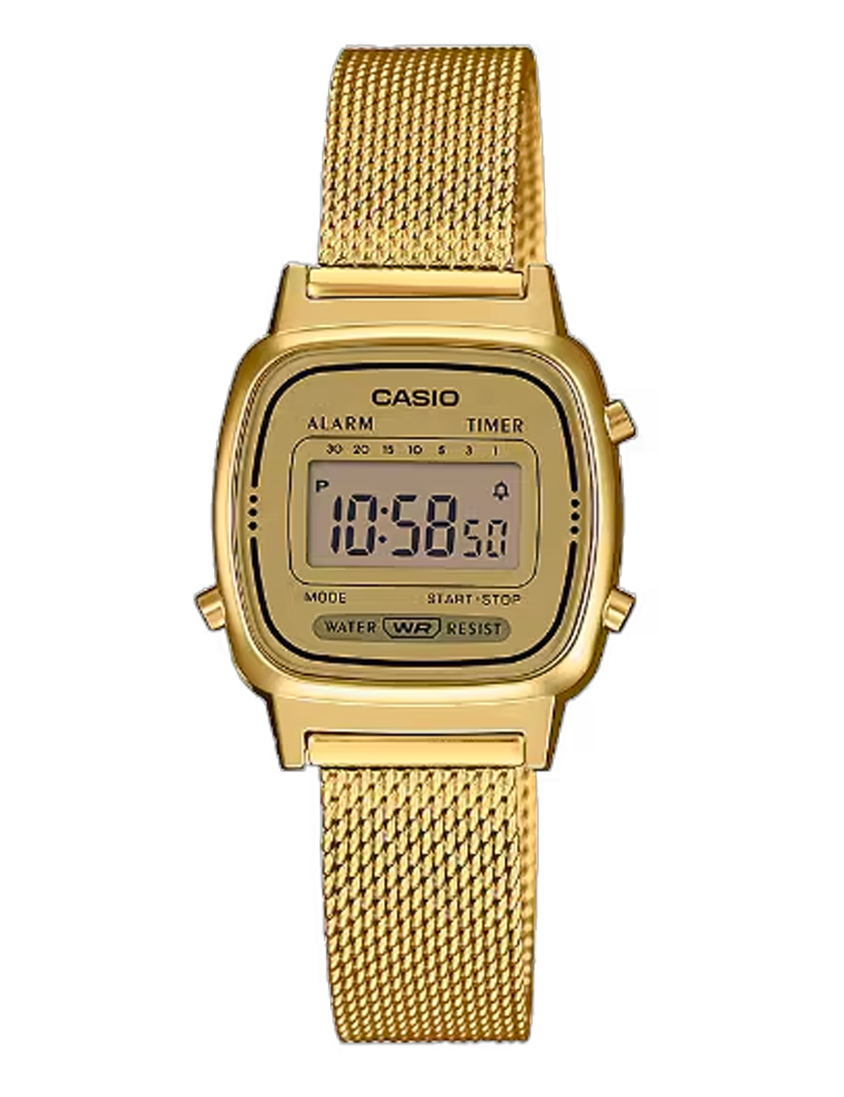CASIO LA670WEMY-9EF GOLD MILANESE