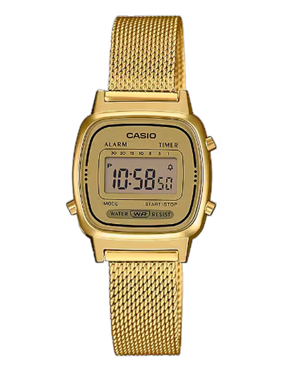 CASIO LA670WEMY-9EF GOLD MILANESE