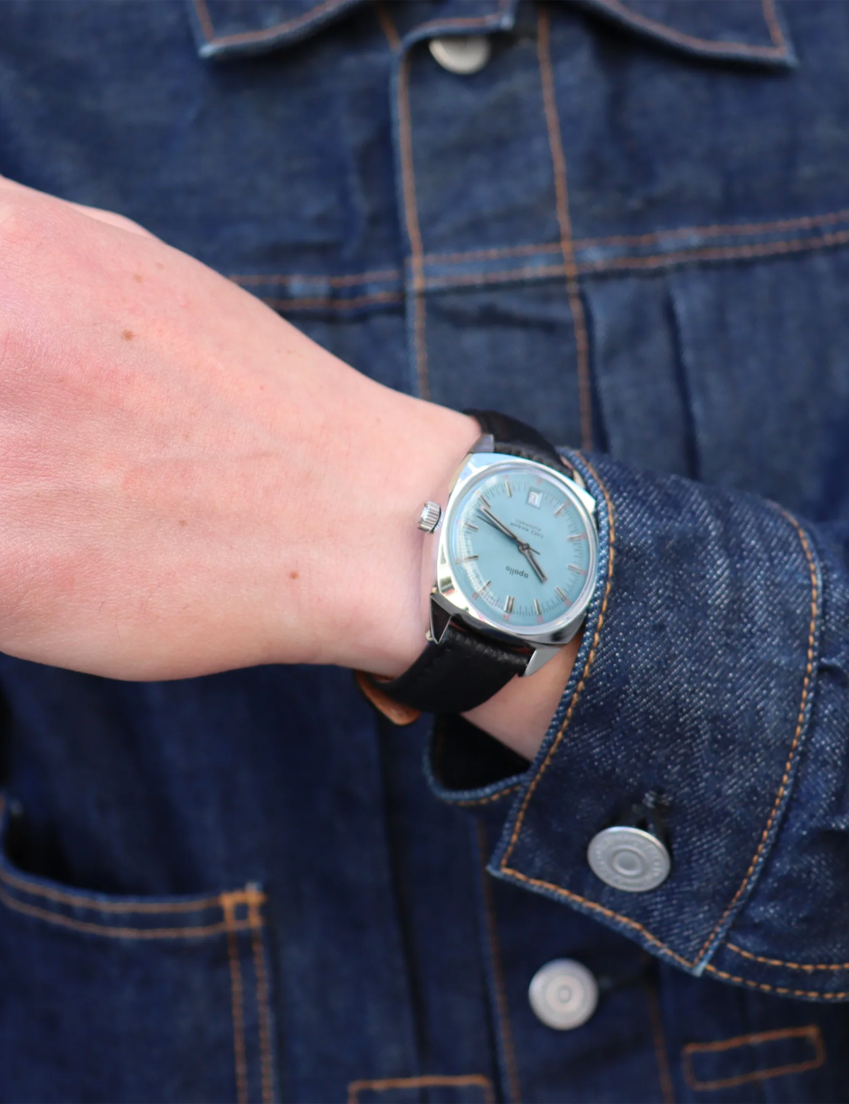 CHEZ MAMAN APOLLO FADED DENIM