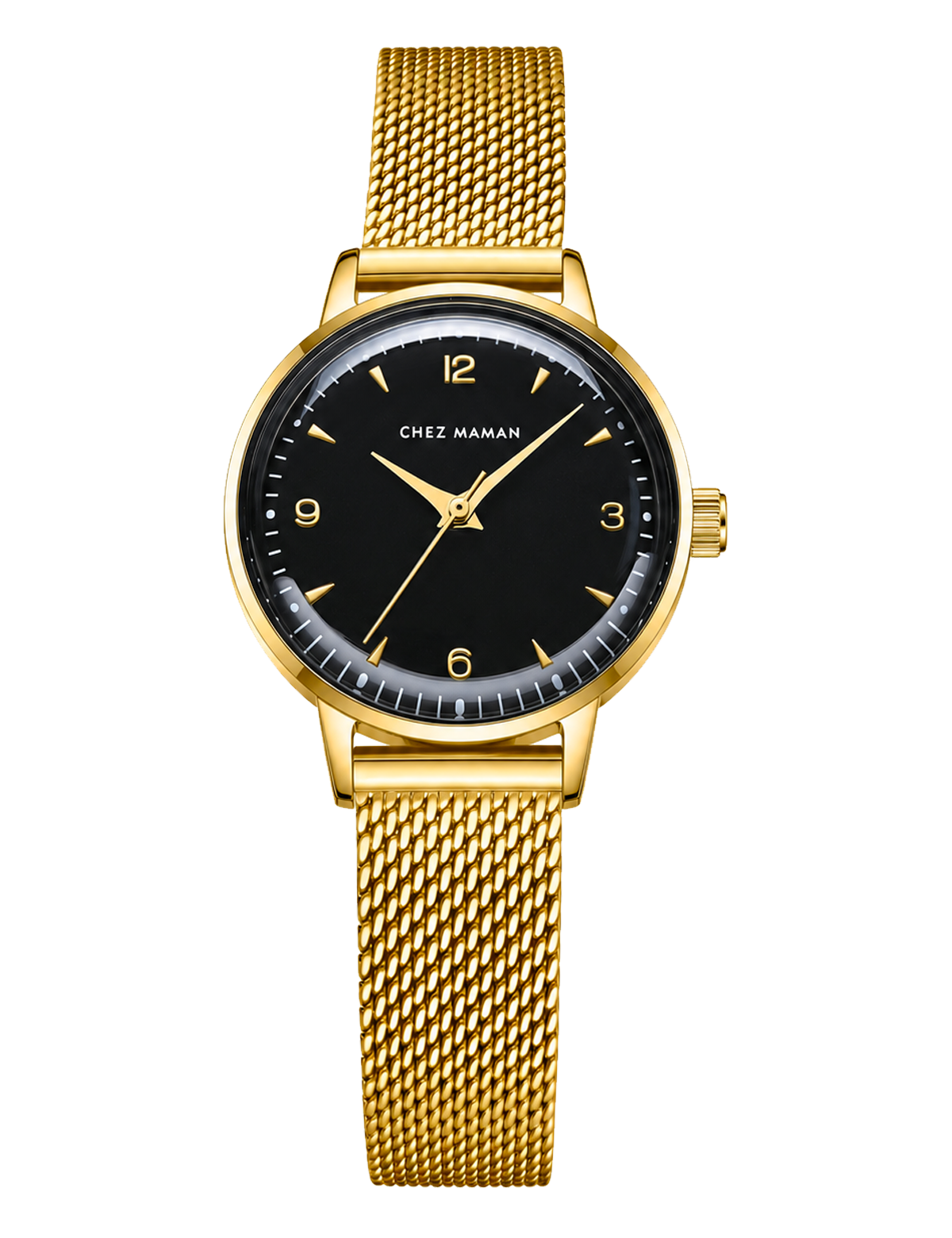 CHEZ MAMAN LA BILLIE GOLD BLACK