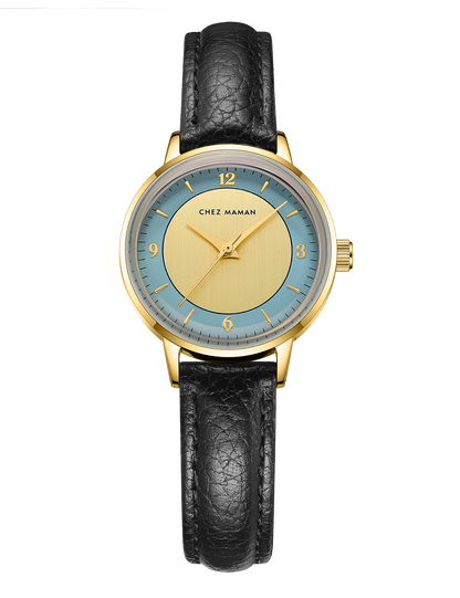 CHEZ MAMAN THE BILLIE ROYAL GOLD BLUE