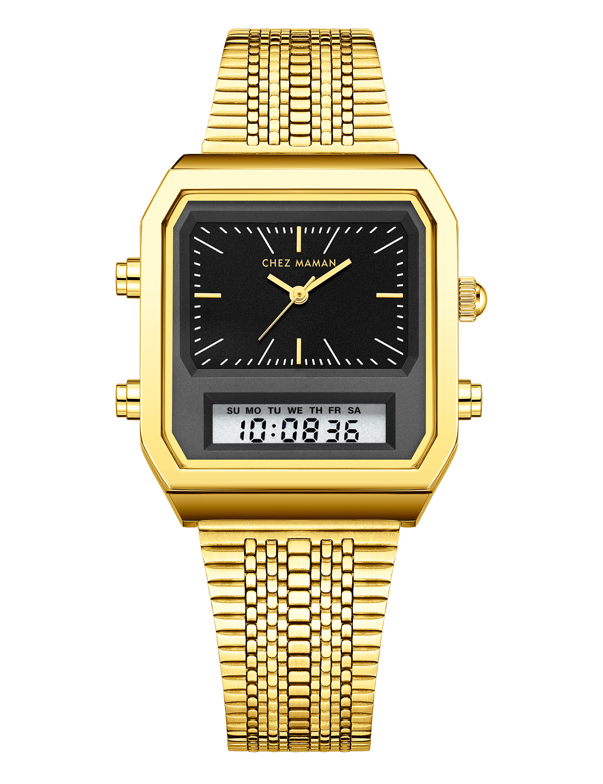 CHEZ MAMAN LA TWIN GOLD BLACK