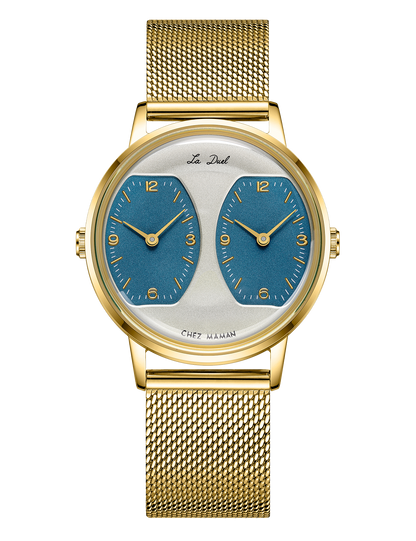 CHEZ MAMAN LA DUEL GOLD BLUE