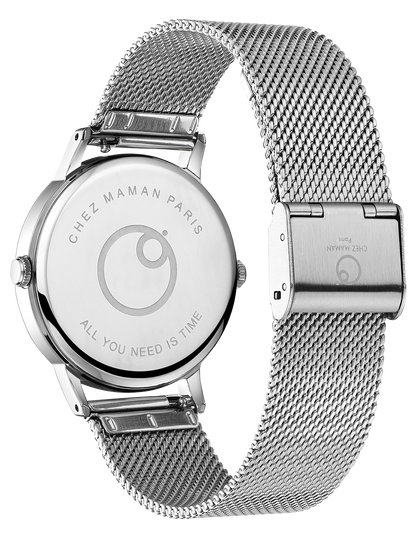 CHEZ MAMAN LA DUEL SILVER BLUE