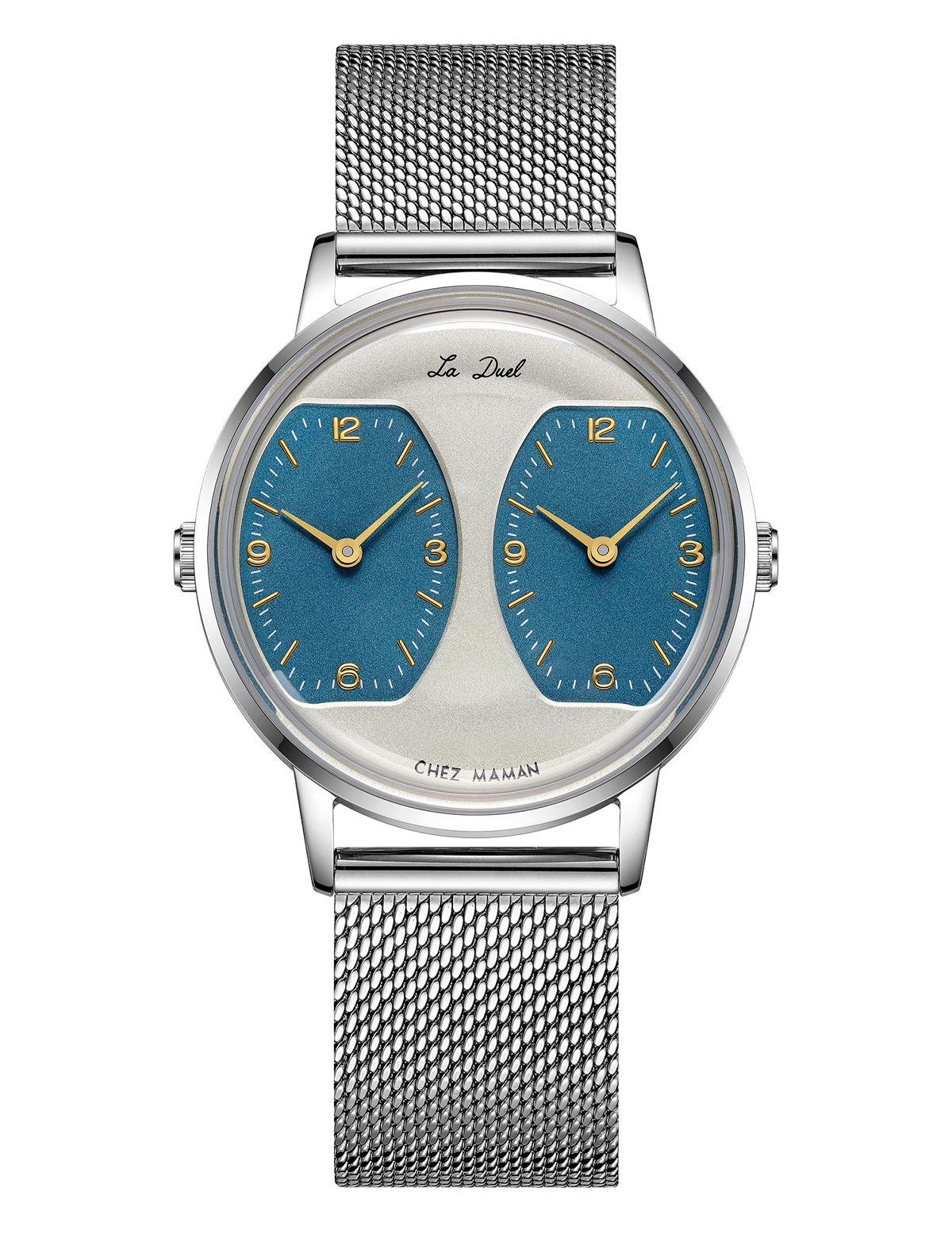 CHEZ MAMAN LA DUEL SILVER BLUE