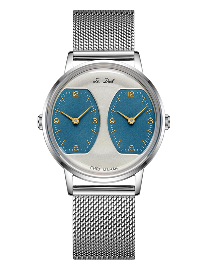 CHEZ MAMAN LA DUEL SILVER BLUE