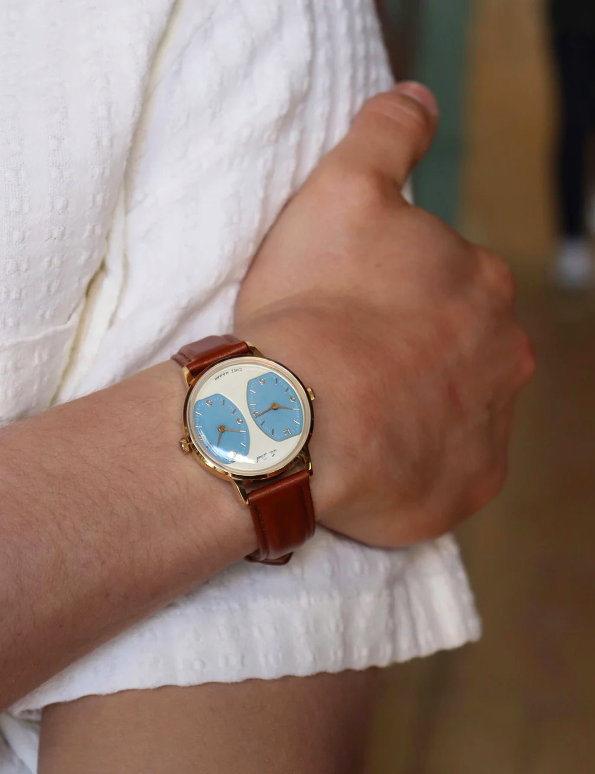 CHEZ MAMAN LA DUEL GOLD BLUE