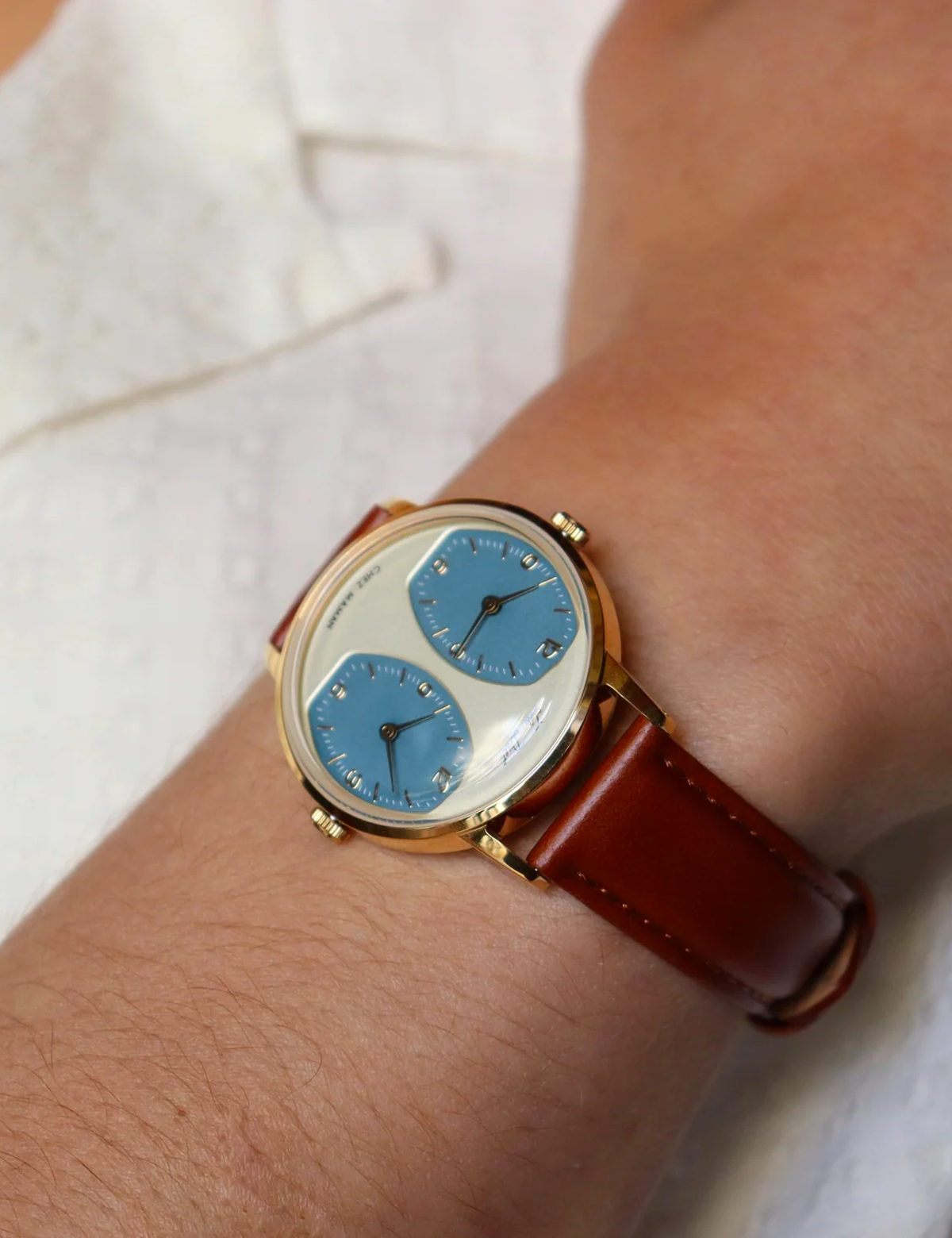 CHEZ MAMAN LA DUEL GOLD BLUE
