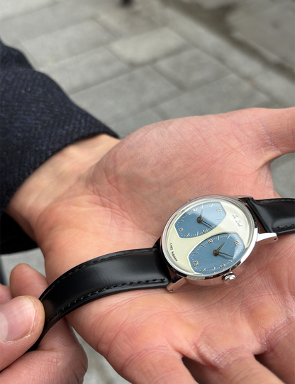 CHEZ MAMAN LA DUEL SILVER BLUE