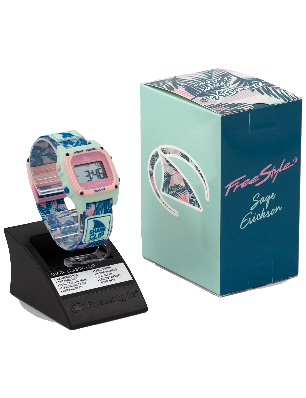 FREESTYLE SHARK CLASSIC CLIP SAGE ERICKSON BLUE SAGE PALM FS101190