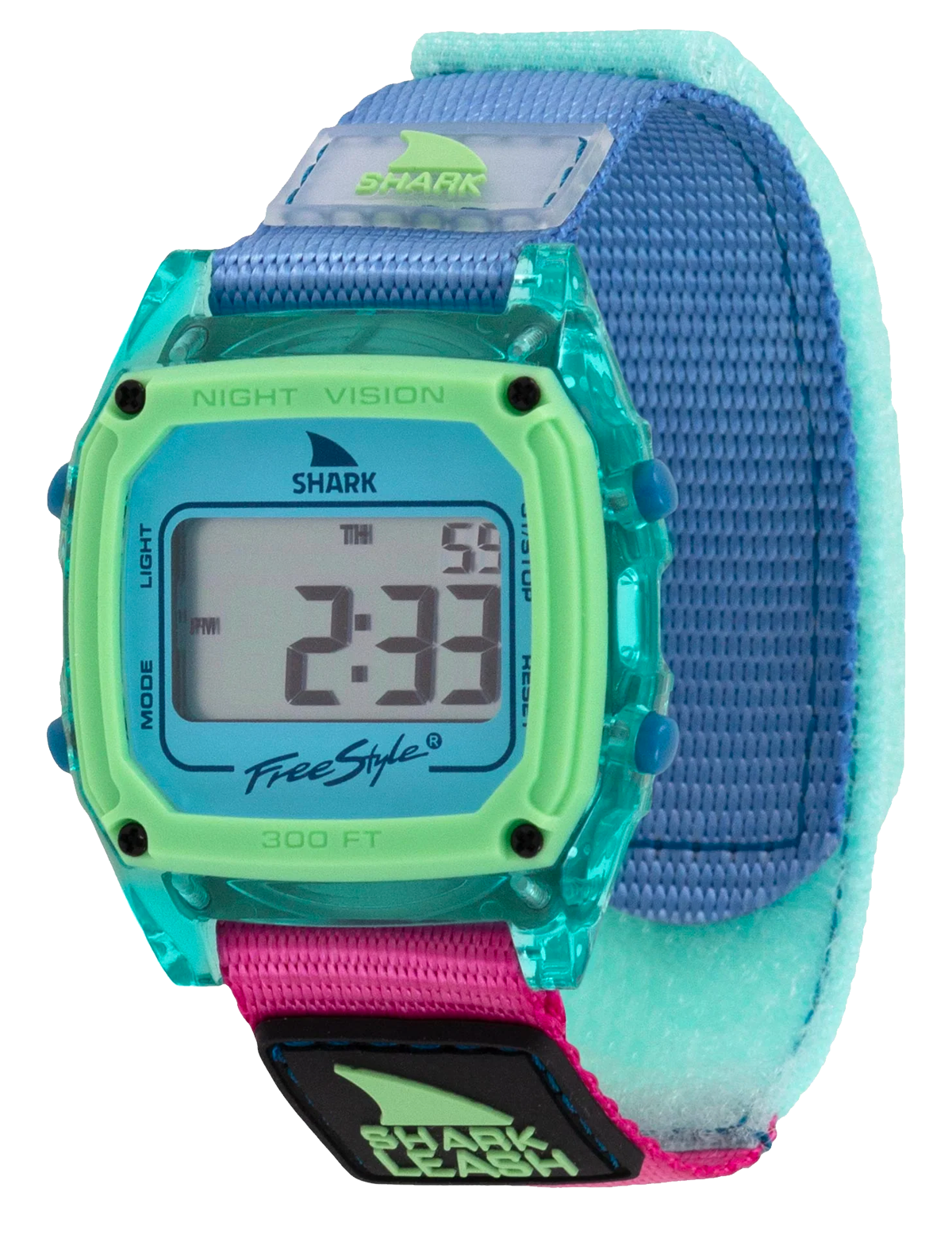 FREESTYLE SHARK CLASSIC LEASH NEON DRIFT FS101275