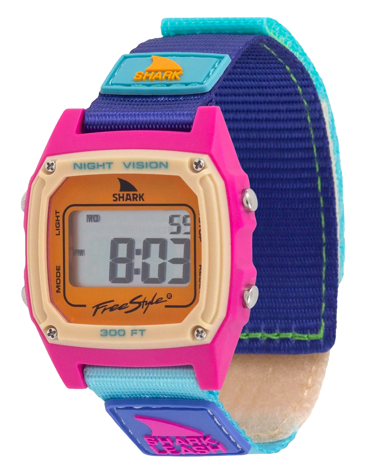 FREESTYLE SHARK CLASSIC LEASH NEON SEA FS101252