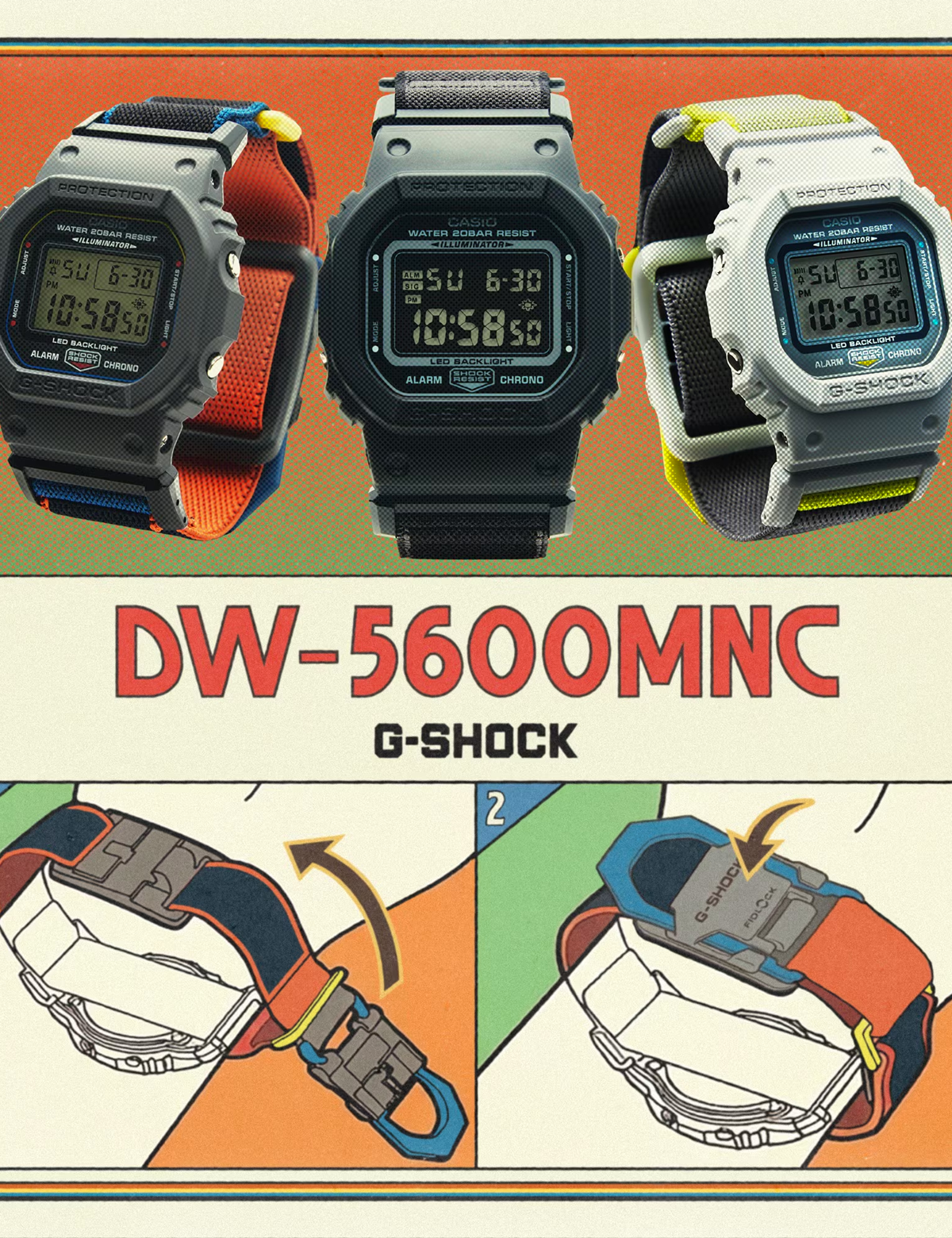 G-SHOCK ORIGIN DW-5600MNC-7A8