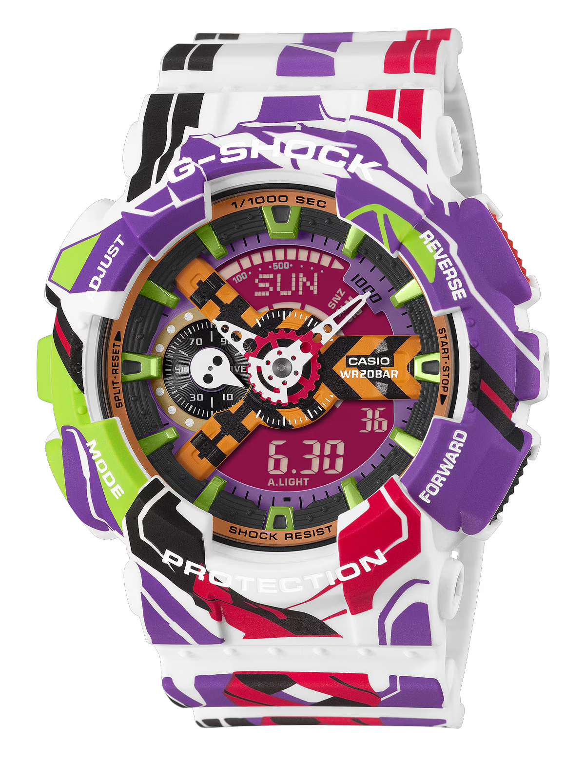 G-SHOCK X EVANGELION GA-110EVA30-7AER