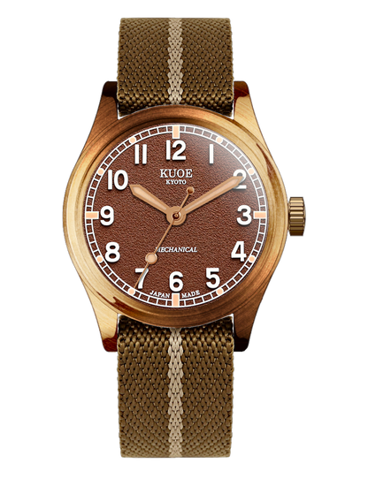 KUOE OLD SMITH 90-002 NO DATE BROWN BRONZE CASE 38MM