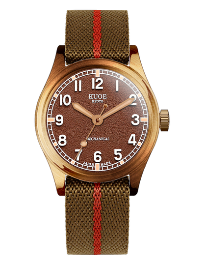 KUOE OLD SMITH 90-002 NO DATE BROWN BRONZE CASE 38MM